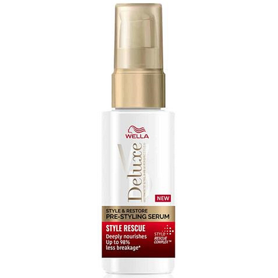 Wella Deluxe Style & Restore serum do odbudowy i wzmocnienia włosów 50 ml
