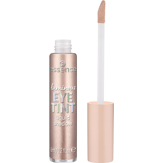 Essence Luminous Eye Tint tekuté oční stíny 03 Shimmering Taupe 6 ml