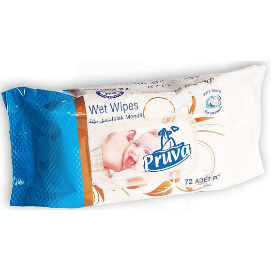 Kalyon Pruva Elegance vlhčené ubrousky pro děti 72 kusů