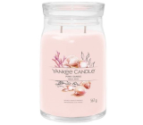 Yankee Candle Pink Sands - Růžowe piaski vonna świeczka Signature Tumbler duża szklana 2 knoty 567 g