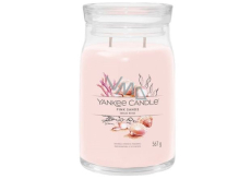 Yankee Candle Pink Sands - Růžowe piaski vonna świeczka Signature Tumbler duża szklana 2 knoty 567 g