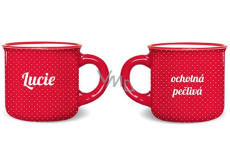 Niekupiony imienny mini kubek Lucie 100 ml