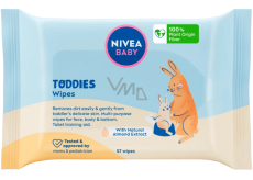 Nivea Baby Toddies wielofunkcyjne nawilżane chusteczki 57 sztuk