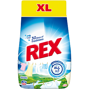 REX proszek do prania Amazonia Freshness 50 prań, 2,75kg