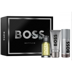 Hugo Boss Boss Bottled woda toaletowa 100 ml + żel pod prysznic 100 ml + dezodorant w sprayu 150 ml, zestaw prezentowy dla mężczyzn Hugo Boss Boss Bottled woda toaletowa 100 ml + żel pod prysznic 100 ml + dezodorant w sprayu 150 ml, zestaw prezentowy dla mężczyzn