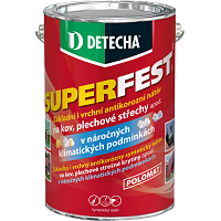 Detecha Superfest podstawowa i wykończeniowa farba na metal, czerwonobrązowa, 5 kg