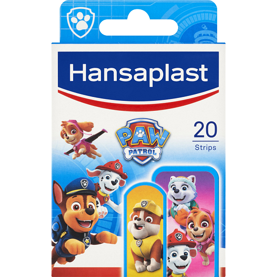 Hansaplast Paw Patrol plasterki dziecięce z motywem Psi Patrol, 20 szt.