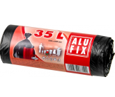 Alufix Worki na śmieci czarne, 15 µ, 35 litrów, 53 x 60 cm, 30 sztuk