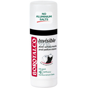 Borotalco Invisible antiperspirant deodorant stick unisex 40 ml
