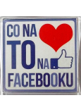 Nekupto Wesołe magnesy Co na sercu to na facebooku 6 x 6 cm