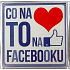 Nekupto Wesołe magnesy Co na sercu to na facebooku 6 x 6 cm