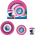 Disney Frozen Jídelní souprava miska 15 x 4 cm + kelímek 200 ml + talíř 23 x 2,5 cm