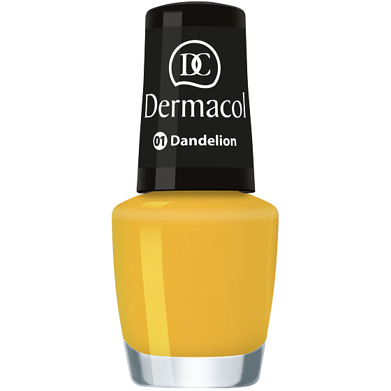 Dermacol Nail Polish Mini Summer Collection lak na nehty 01 Dandelion 5 ml