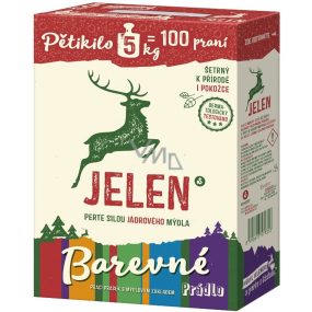 Jelen Kolorowy proszek do prania z miodowym składnikiem 100 prań 5 kg