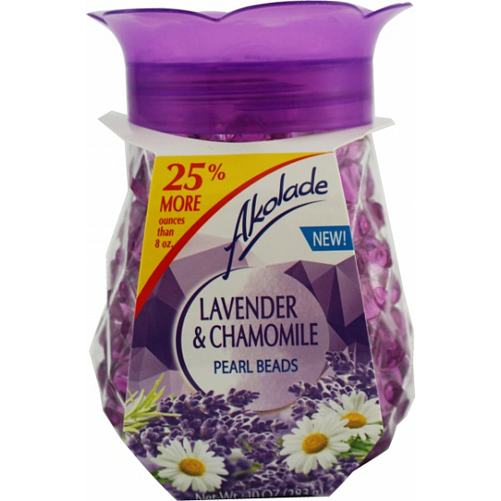 Akolade Crystal Pearl Beads Lawendowy & Rumianek żelowy odświeżacz powietrza 283 g