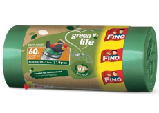 Fino Green Life Worek na śmieci 60 l 60 x 66 cm 18 sztuk