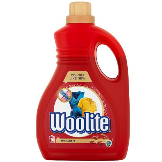 Woolite Mix Color prací gel na barevné prádlo zachovává intenzitu barvy 30 dávek 1,8 l