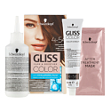 Schwarzkopf Gliss Color barva na vlasy 4-54 Tmavě měděný mahagon 2 x 60 ml