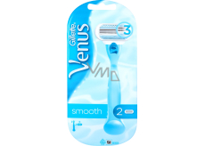 Gillette Venus Smooth golarka + 2 wymienne wkładki do golenia dla kobiet