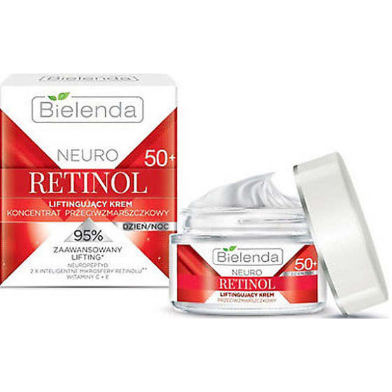 Bielenda Neuro Retinol 50+ liftingowy krem do twarzy dzienny/nocny 50 ml