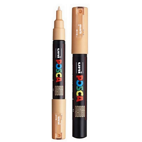 Posca Uniwersalny akrylowy marker 0,7 - 1 mm Jasny pomarańczowy PC-1M