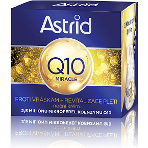 Astrid Q10 Miracle krem na noc przeciw zmarszczkom, 50 ml