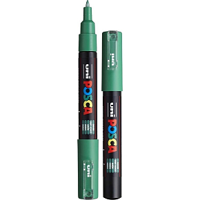 Posca Uniwersalny akrylowy marker 0,7 - 1 mm Zielony PC-1M