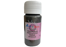 Art e Miss Uniwersalna farba akrylowa perłowa 14 czarna 40 g