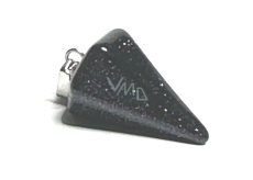 Goldstone niebieski Awenturyn wahadło 2,2 cm, kamień ambicji