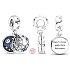 Charm Srebrny 925 Marvel Star Wars Księżniczka Leia 2w1, zawieszka na bransoletkę
