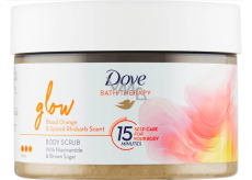 Dove Glow peeling do ciała z wnętrzem czerwonej pomarańczy i rabarbaru 295 ml