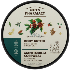Green Pharmacy Zielona kawa i imbirowy olej masło do ciała 200 ml