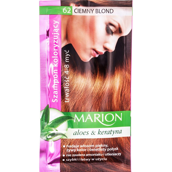 Marion Tónovací szampon 62 Ciemny blond 40 ml