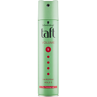 Taft Volume Mega, lak na vlasy s podwójnym efektem push-up, siła utrwalenia 5, 250 ml