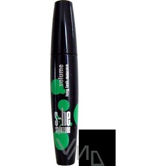S-he Stylezone Volume Long Lash řasenka odstín 01 Black 12 ml