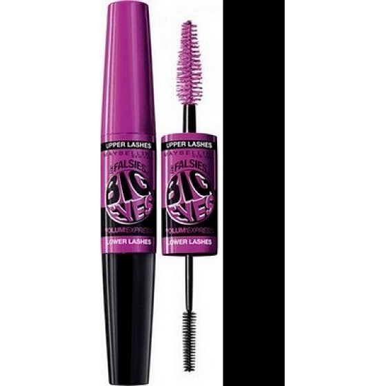 Maybelline Big Eyes Volum Express řasenka černá 5,1+4,6 ml