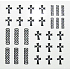 Absolute Cosmetics Nail Art samolepicí nálepky na nehty NT005 1 aršík