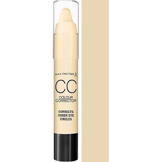 Max Factor CC Colour Corrector Corrects Under Eye Circles korektor pro neutralizaci kruhů pod očima 06 Yellow Revitaliser 3,3 g