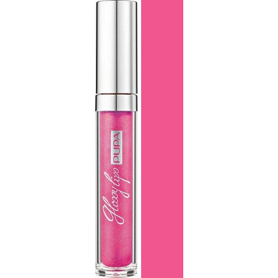 Pupa Glossy Lips lesk na rty 203 Fuchsia Paillettes 7 ml
