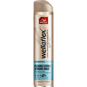 Wella Wellaflex Flexible Extra Strong Hold extra mocny lak do włosów 250 ml