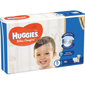 Huggies Ultra Comfort Jumbo velikost 5 12-22 kg plenkové kalhotky 46 kusů