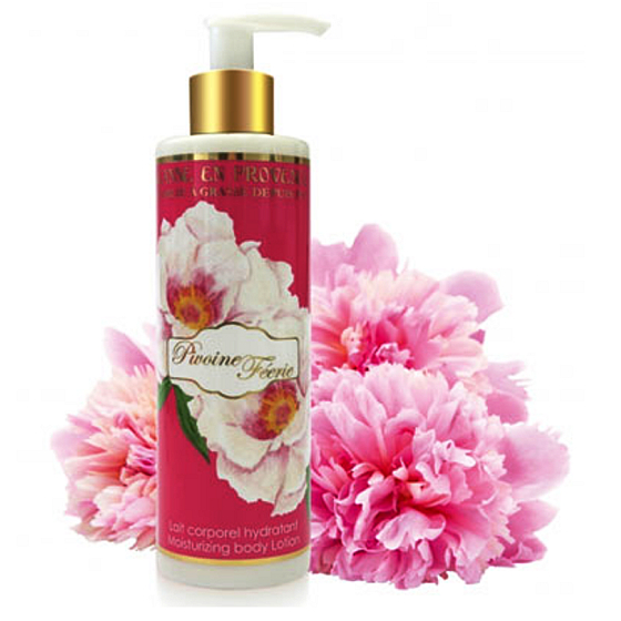 Jeanne en Provence Pivoine Féérie - Pivoňková víla sprchový gel pro ženy dávkovač 250 ml
