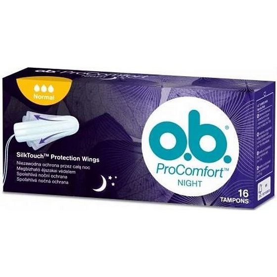o.b. ProComfort Night Normal tampony 16 kusů