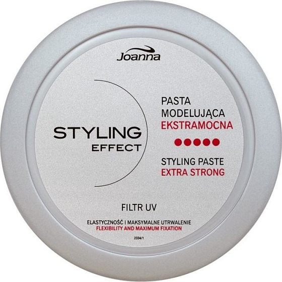 Joanna Styling Effect Pasta do włosów srebrna 90 g