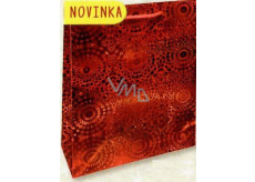 Nekupto Torebka prezentowa hologram 32 x 26 x 13 cm Czerwona 121 30 THL