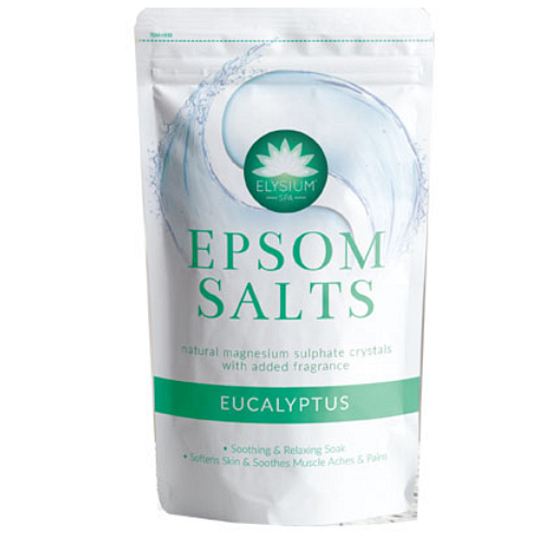 Elysium Spa Eukalyptus relaksująca sól do kąpieli z naturalnym magnezem 450 g