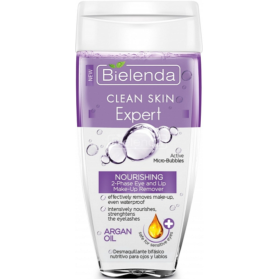 Bielenda Clean Skin Expert dwufazowy demakijaż oczu 150 ml