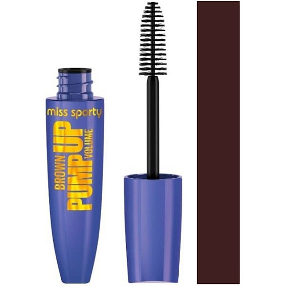 Miss Sporty Pump Up Booster tusz do rzęs 002 Brown 12 ml