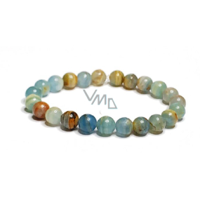 Kalcyt multi Argentyński bransoletka elastyczna naturalny kamień, kuleczka 8 mm / 16 - 17 cm, kamień intuicji Kalcyt multi Argentyński bransoletka elastyczna naturalny kamień, kuleczka 8 mm / 16 - 17 cm, kamień intuicji