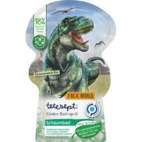 Tetesept T-Rex w świecie Jabłko pianka do kąpieli z zielonym efektem dla dzieci 40 ml